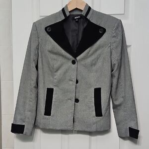 Vintage German-style Gray and Black Blazer